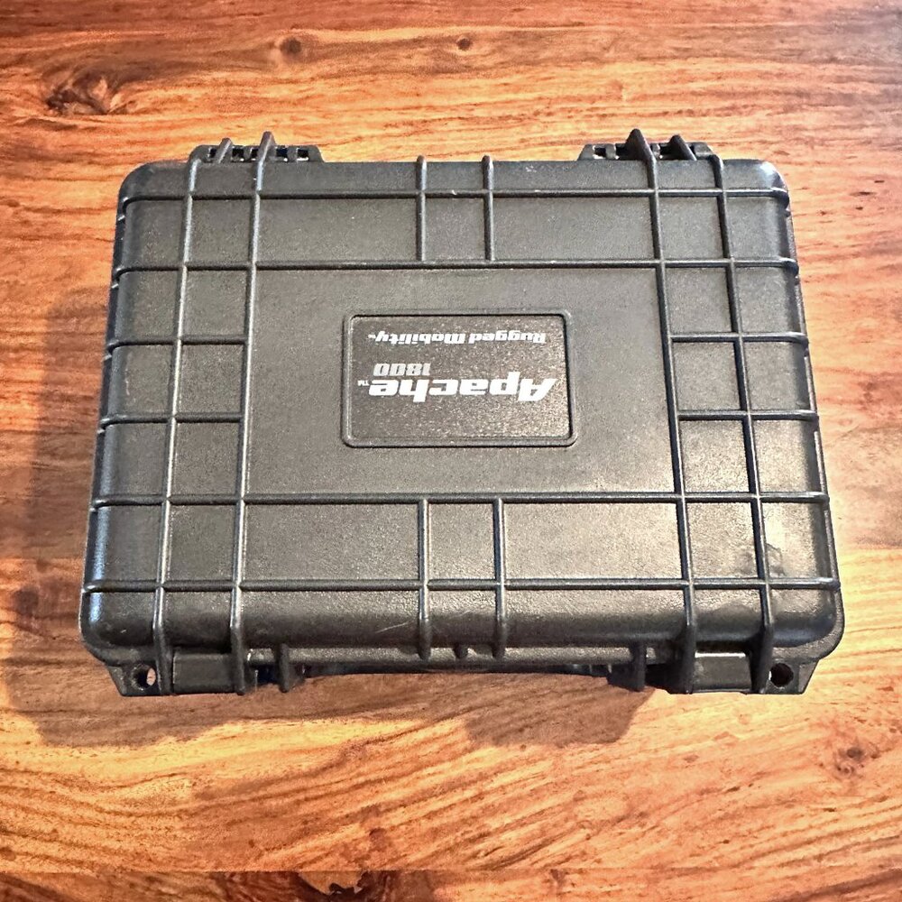 Apache 1800 Rugged Mobility Black Weatherproof Dustproof Protective Hard Case